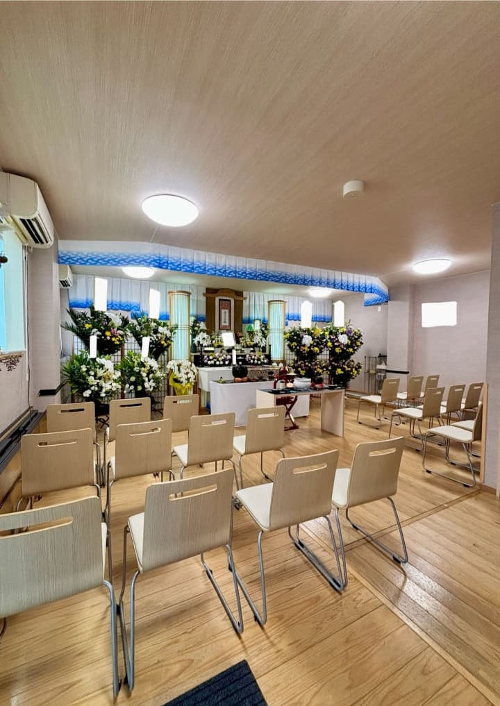 家族葬のたびだち 式場内観